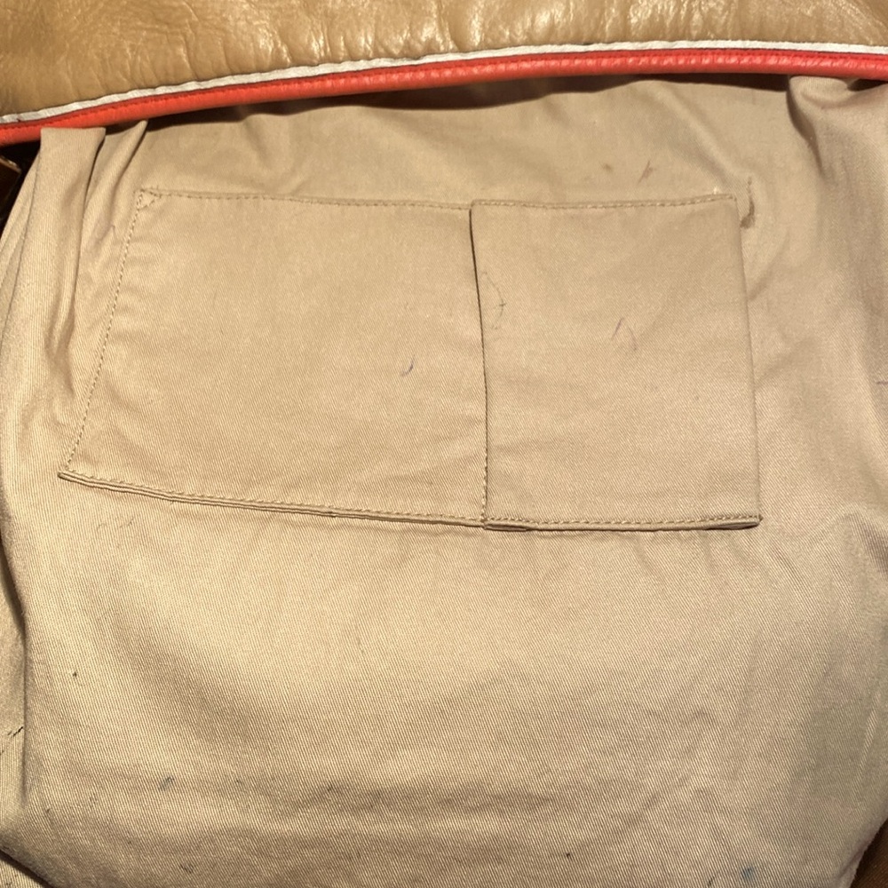 Coach Legacy Duffle - Taupe and Coral, two-way strap (22414) Large - Picture 13 of 16